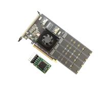 ZBIianxer Pacchetto Scheda espansione PCIe PLX8749, Set Moduli Adattatore Desktop, Layout Scheda Multi-connettore, componente aggiuntivo da 19, 5 cm per progetti Costruzione Computer, Pianificazione