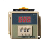 ZBIianxer Relè temporale di precisione, display ben visibile per ingegneri elettrici e professionisti della manutenzione, fino a minuti di strumento per ingegneria elettrica