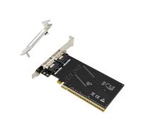 ZBIianxer Scheda Collegamento NVMe per Workstation, Hardware espansione da PCIe a SFF-8654, Design a Due Porte a Tutta Altezza per convalida SSD, percorsi archiviazione Server, integrazione X86