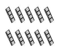 ZBIianxer Scheda modulo Luce PCB da 10/20 con 4 LED a Colori WS2812, Cuscinetti DIN DOUT VCC GND per progetti visualizzazione compatta