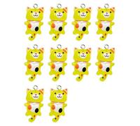 ZBIianxer Set di 10 adorabili accessori per gatti creativi Cats a tema fascino per gioielli artistici e fai da te