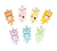 ZBIianxer Set di 10 adorabili accessori per gatti creativi Cats a tema fascino per gioielli artistici e fai da te