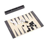ZBIianxer Tavola da Backgammon Arrotolabile Tappetino da Gioco Backgammon in Pelle PU Set degli Scacchi con Regole semplici Perfetto per Adulti e Bambini Tavola Pieghevole con Guida alle Regole