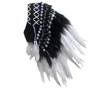 ZBIianxer Tradizionale Piumato Copricapo Cosplay Festival Accessori per capelli per gli amanti della moda etnica e feste di vacanza