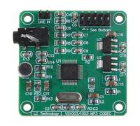 ZBIianxer VS1053 Modulo di decodifica MP3 Scheda di sviluppo Funzione integrata SPI Supporto Interfaccia OGG Scheda in tempo reale Interfaccia OGG Porta di uscita Line In 12 288 MHz