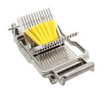 ZBJDX Affettatrice per Formaggio Commerciale in Acciaio Inossidabile con Filo Resistente da 1cm E 2cm Trituratore Multifunzionale Antiruggine Lama Taglia Formaggio per Frutta E Verdura - Argento