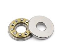 ZBJGBUIA 1 Piece Flat Thrust Ball Bearing Mini Three-in-One F2-6M F3-8M F4-10M F5-10M F6-12M F7-17M F8-16M F10-18M Metal(F5-11m 5x11x4.5)