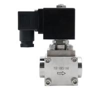 ZBJGBUIA Elettrovalvola for Lavaggio Auto ad Alta Pressione in Acciaio Inossidabile 304 0~300 Bar Normalmente Chiusa o Normalmente Aperta 1/4"-1" AC220V DC12V DC24V(G-AC 24V-Open,YSE-1.5)