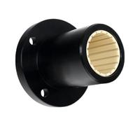 ZBJGBUIA Manicotto Scorrevole in plastica Tecnica con Cuscinetto lineare in Fibra autolubrificante Rotondo LMF10 LMF12 LMF16-40(Gold,J1-LMF20 20X32X42mm)