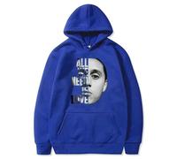 ZBJZUIMEI Hoodie con Cappuccio da Uomo Rapper di Moda Grafica Felpe Stampate Donne Casual Harajuku Tracce Seta-3-xl