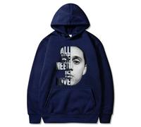 ZBJZUIMEI Hoodie con Cappuccio da Uomo Rapper di Moda Grafica Felpe Stampate Donne Casual Harajuku Tracce Seta-14-l