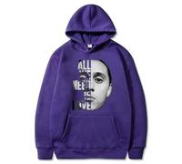 ZBJZUIMEI Hoodie con Cappuccio da Uomo Rapper di Moda Grafica Felpe Stampate Donne Casual Harajuku Tracce Seta-9-xxxl