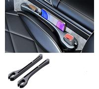 ZblLan Riempitivo per Fessure del Sedile Auto per Volvo V40 / V50 / V60 / V70 / V90 / XC40 / XC60 / XC70 / XC90, Organizer per Spazio Auto, Organizer per Sedile Auto con Vano Portaoggetti,- Black
