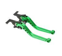 ZBLNKZNGKA Leva Frizione Moto Leva Freno A Doppio Disco Regolabile 6 X Leva Manuale Universale per Moto Moto Leva Freno(Green Long)