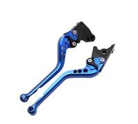 ZBLNKZNGKA Leva Frizione Moto per GSXR600 per GSXR750 per GSXR1000 per GSX-R 1000 per GSXR 600 750 2005-2010 Maniglia Lunga Corta Leve Freno Frizione Moto Leva Freno(Long Blue)