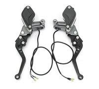 ZBLNKZNGKA Leva Frizione Moto per Msx125 per Msx 125 7/8 "22 Mm Maniglie Regolazione Freno Manubrio Leve Cilindro Principale Frizione Idraulica Moto Leva Freno(Black AA)