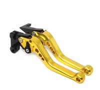 ZBLNKZNGKA Leva Frizione Moto per V7 per Stone per Special per Custom per V7 per Milano per Carbon per Rough per V9 Leve Freno Frizione Corte Moto Leva Freno(Gold)