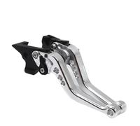 ZBLNKZNGKA Leva Frizione Moto per V7 per Stone per Special per Custom per V7 per Milano per Carbon per Rough per V9 Leve Freno Frizione Corte Moto Leva Freno(Silver)