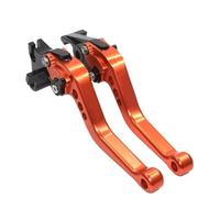 ZBLNKZNGKA Leva Frizione Moto per V7 per Stone per Special per Custom per V7 per Milano per Carbon per Rough per V9 Leve Freno Frizione Corte Moto Leva Freno(Orange)