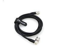 ZBLZGP Cavo coassiale RF RG58 TNC maschio a TNC maschio, connettore ad angolo retto, a bassa perdita, cavo di prolunga per antenna WiFi e scanner radio (15 m)