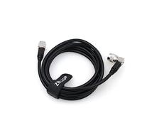 ZBLZGP Cavo coassiale RF RG58 TNC maschio a TNC maschio, connettore ad angolo retto, a bassa perdita, cavo di prolunga per antenna WiFi, radio scanner (30 m)