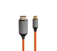 ZBLZGP Cavo compatibile con Thunderbolt 3 da USB C a HDMI maschio, per Canon EOS R7, Blackmagic URSA Mini Pro, Atomos Shogun 7 Monitor, 4K 30Hz, 0,9 m
