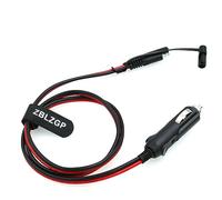 ZBLZGP Cavo di prolunga da 12 V per presa accendisigari da auto a connettore SAE, cavo di prolunga da 16 AWG, per Motorola GM300 GM3688 GM338, cavo di alimentazione da scrivania per auto (1 m)