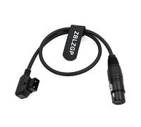 ZBLZGP D-tap maschio a XLR 4-pin femmina cavo di alimentazione per Blackmagic URSA Mini Pro 4.6K fotocamera LVM-170A Tvlogic Monitor Roland EDIROL R88 (cavo dritto, 50 cm)