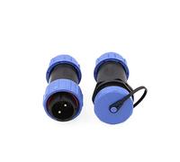 ZBLZGP HE21 Connettore circolare industriale filettato IP68 impermeabile a 2 pin HE21 Connettore per cavi in linea con presa e spina