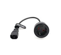 ZBLZGP IEC 320 C14 Maschio a Europa Schuko Femmina Socket Cavo Adattatore per UPS PDU Cavo di Alimentazione
