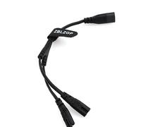 ZBLZGP IEC figura 8 maschio a 2 femmina cavo di alimentazione splitter IEC320 C8 a 2X C7 Y splitter AC cavo di alimentazione 1 in 2 Out AC cavo di alimentazione per scrivania laptop PS4 lampade LCD