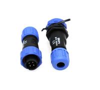 ZBLZGP SP13 4 Pin Connettore Impermeabile IP68 Telaio Montaggio a Pannello Inline Plastica Antipolvere Presa Maschio Femmina per Automotive AC DC Solar Power