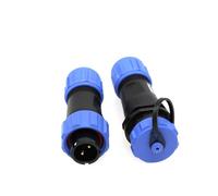 ZBLZGP Weipu SP13 - Connettore in linea a 2 pin, impermeabile, IP68, telaio, montaggio a pannello, presa per cavo di aviazione per CA DC LED all'aperto