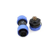 ZBLZGP WEIPU SP17 SP1710+SP1712 IP68 Connettore elettrico per industria automobilistica Impermeabile 10 Pin Connettore Femmina Dado Femmina 5A 6-10mm Diametro esterno cavo Gamma