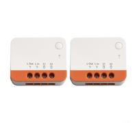 ZBMINI-L2 - Modulo relè a doppio controllo per Smart Switch, compatibile con app Smart Home Systems, supporto timer vocale (2 pezzi)