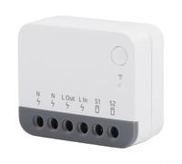 ZBMINIR2 - Interruttore intelligente Zigbee per mini relè per controllo vocale Alexa - Compatto 39,5 x 33 mm da incasso