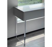 ZBORAVPIX Gambe per tavolo in acrilico trasparente, Acrylic Table And Desk Legs 40-70cm Width 50-90cm Height(WxH 40x60cm (15 3/4x23 5/8"))