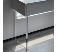 ZBORAVPIX Gambe per tavolo in acrilico trasparente, Acrylic Table Legs Replacement Floating Furniture Multiple Sizes Transparent 19.68-23.62x27.6 Inches(60x70cm)