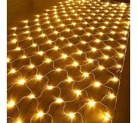 ZBORAVPIX Luci a Filo, Luci a Rete a LED con 8 modalità, Timer da 8 Ore, Funzione di Memoria, Colori Multipli, Dimensioni Multiple(Warm White,3m x 2m 320led)