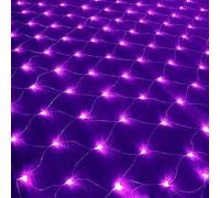 ZBORAVPIX Luci a Filo, Luci di Natale a Rete 320 LED collegabili a Rete, 8 modalità, Bassa Tensione, Multicolore, Diverse Dimensioni(Purple,10m x 8m 2000led)