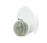 ZBORAVPIX Manicotto in Rete di Schiuma, Set di Maniche in Rete di Schiuma Colorata for Frutta, Tasca, Rotolo Lungo, Protezione Antiurto, imballaggio(White,9cmx20m)