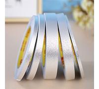 ZBORAVPIX Pannelli Adesivi per pareti e modanature, Self Adhesive Metal Trim Wall Edge Border Strip Multiple Widths Frosted Gold And Silver 82FT(Silver,W: 1.5cm(0.59inch))