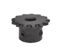 ZBORAVPIX Ruote a Catena a rulli, 1 pz. 04C Pignone Catena Ingranaggio 12T Acciaio Grado 45 Passo 6,35 mm Alesaggio 5, 6, 6,35, 7, 8, 10, 12 mm(5mm)
