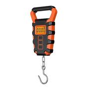 ZBORAVPIX Scala Digitale sospesa, 50 kg/10 g con Pinza for Pesci, Metro a Nastro, Gancio for Bagagli Multicolore(A1)