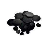 ZBORAVPIX Scheda di Gomma Solida, Foglio di Neoprene, Guarnizione di Tenuta in Gomma nitrilica NBR Rotonda Solida Nera 10-100 mm x 1-5 mm, Confezione da 10(85mm,1.5mm)