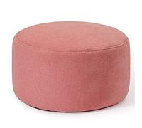 ZBORAVPIX Sgabello Pouf Borsa a Fagiolo Sedia, Poggiapiedi in tessuto Sgabello for divano Sgabello for cambiare le scarpe Sgabello for soggiorno Sgabello for poggiapiedi(Fruit Pink Suede)