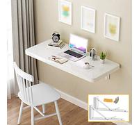 ZBORAVPIX Tavolo pieghevole sospeso a parete, con ampia area di stoccaggio libreria e scrivania studio mobili for piccoli appartamenti(90x30cm/35x12in)