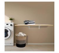 ZBORAVPIX Tavolo pieghevole sospeso a parete, For Small Spaces Space Saving Wood Wall Desk(Wood,60 * 40cm)