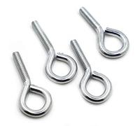 ZBORAVPIX Viti per bulloni, Bulloni ad espansione in Acciaio al Carbonio zincato, Occhiello Chiuso, M3, M4, M5, M6, M8, M10, Misure Multiple, Confezione da 40 Pezzi(M6 5pcs,30mm)