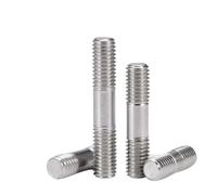 ZBORAVPIX Viti per bulloni in Acciaio Inossidabile, Confezione da 1/2/5 bulloni prigionieri filettati a Doppia estremità in Acciaio Inossidabile A4 316 M6 M8 M10 M12, Diverse Misure(2pcs,M10x40)